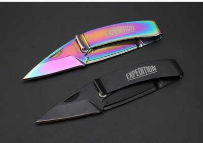 全新 日本MCUSTA—L075 錢夾刀小折刀 穿刺力佳隨身折刀 K23