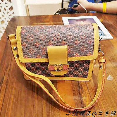 二手購LV LOUIS VUITTON 路易威登 M55452 SAC DAUPHINE MM 肩背包 手提包