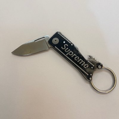 Supreme X SOG Folding Knife KEYTRON不銹鋼開瓶器鎖定式鑰匙圈折刀