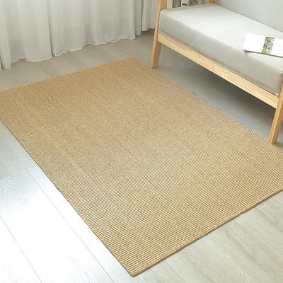 地墊日式和風地毯草編藤編北歐編織地毯草席地墊客廳茶幾地墊可擦洗
