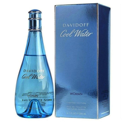 Davidoff Coolwater 大衛杜夫冷泉女性淡香水 200ml/1瓶-新品正貨