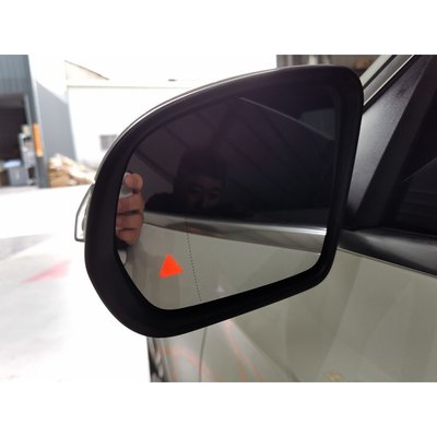 威德汽車精品 BENZ GLC 盲點 偵測系統 替換式鏡片 實車安裝