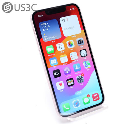 【US3C-台南店】台灣公司貨 Apple iPhone 13 mini 128G 5.4吋 粉紅色 A15晶片 支援5G上網 二手手機 UCare保固6個月
