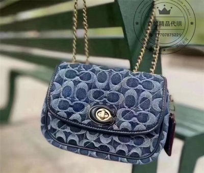 空姐代購 COACH CA581 PillowMadison 蔻馳新款 翻蓋女包 側背包 女士軟歐風琴包 鏈條包 附購證