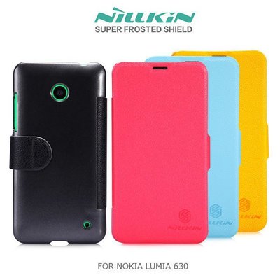 --庫米--NILLKIN Nokia Lumia 630 635 新皮士鮮果系列超薄皮套 磁扣皮套 側翻皮套 (送草莓支架)