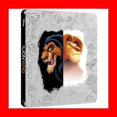 【4K UHD】獅子王 4K UHD+BD 雙碟限量鐵盒版(4K中文字幕) The Lion King
