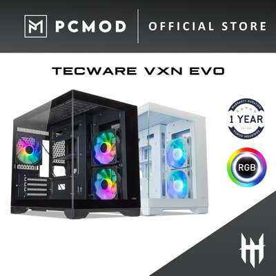 Tecware VXN Evo ARGB 機箱 mATX 雙 TG 機箱 P-玖貳柒柒