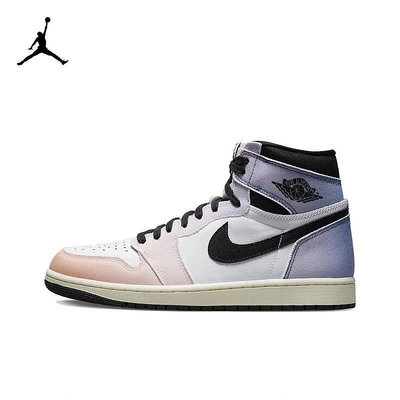 Air Jordan 1 High 籃球鞋 AJ 白紫漸變 DX0054805 綠黑腳趾 DZ5485031
