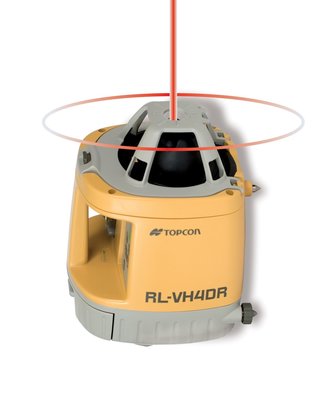 【宏盛測量儀器】雷射水平儀TOPCON RL-VH4DR水平垂直 20”直徑300m (附接收器/小掃描板/腳架/箱尺)