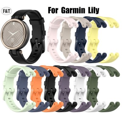 Garmin Lily 錶帶矽膠錶帶手錶帶手錶帶手鍊皮帶, 用於 Garmin Lily Smart Watch Gar