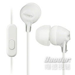 【曜德↘狂降】SONY MDR-EX15AP 白色 支援智慧型手機接聽通話 超商免運 送收納盒