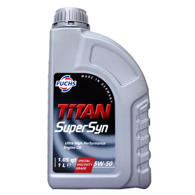 【易油網】福斯 FUCHS TITAN SuperSyn 5W50 合成機油