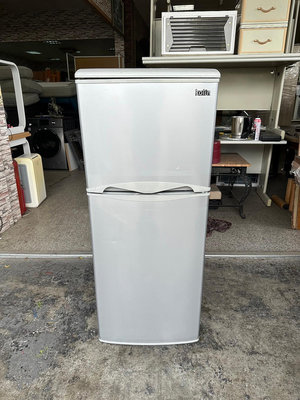 香榭二手家具*Kolin歌林125公升 二級能效精緻雙門冰箱-型號:KR-213S03 -套房冰箱-雙門小冰箱-中古冰箱