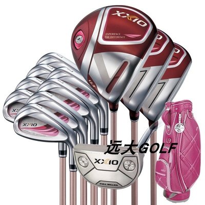 熱賣  XXIO高爾夫球桿XX10 MP1100男女士套桿鈦合金碳素鋼全套波爾多紅