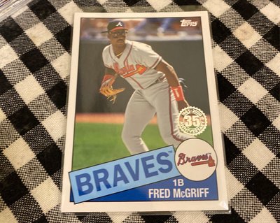Fred McGriff 2020 Topps Update Series 35th Anniversary #85TB-8