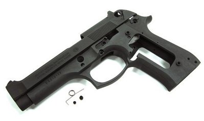 JHS（（金和勝 生存遊戲專賣））MARUI M9沙漠風暴紀念版 鋁合金槍身（黑色） M92F-05(B)BK