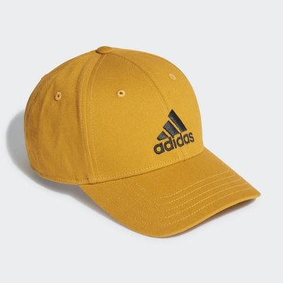 ⚡️潮鞋瘋⚡️ ADIDAS BBALL CAP COT 棒球帽 老帽 刺繡 經典 硬挺 土黃 GE0633 可調式
