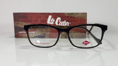 Lee Cooper 光學眼鏡 FU1718-1/8M (黑-古銅) 英倫風格流行品牌。贈-磁吸太陽眼鏡一副