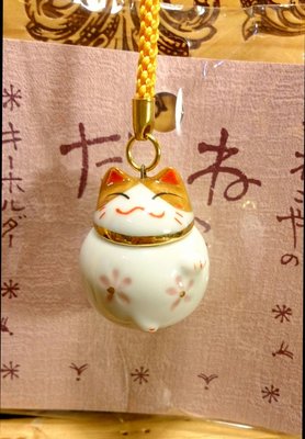 日本道樂堂貓舍本鋪貓咪手機吊飾：日本 貓舍本鋪 道樂堂 貓咪 陶瓷 吊飾 手機鏈 3C周邊 設計 收藏 禮品