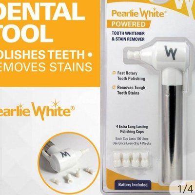 電動牙齒亮白儀Pearlie White Powered Tooth Whitener & Stain Remover