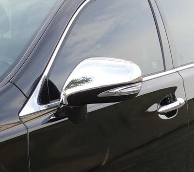 ~圓夢工廠~ Lexus LS460 LS600hl 2009~2012 鍍鉻後視鏡蓋 防撞鍍鉻後照鏡蓋飾貼