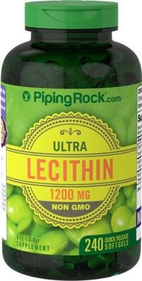 【天然小舖】Piping Rock 非基改 大豆卵磷脂 Lecithin 1200mg 240粒