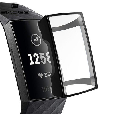 手錶帶 適用于 Fitbit charge 3智能手表保護套可充電 charge 4保護殼