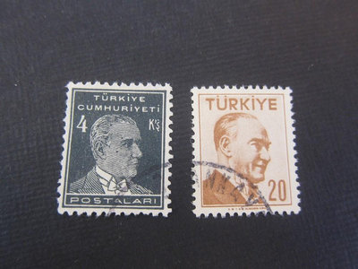 【雲品2】土耳其Turkey 1931 Sc 744,1235 FU 庫號#BP05 18980