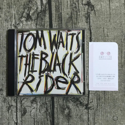｜玫瑰色二手書店｜附側標／湯姆威茲Tom Waits《The black rider》Island_甲4-1-0