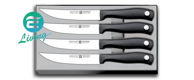 【易油網】Wusthof 三叉牌 Silver Point 牛排刀 西餐刀 4入組 銀點系列德國製 #9634