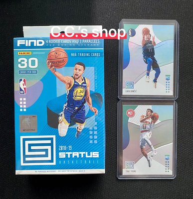 【CCSHOP】2018-19 NBA Status hanger卡盒 ㄧ盒 BOX 拆Luka Doncic Trae Young Ayton SGA