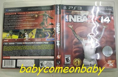 遊戲 PS3 NBA 2K 14 美國職籃 外殼