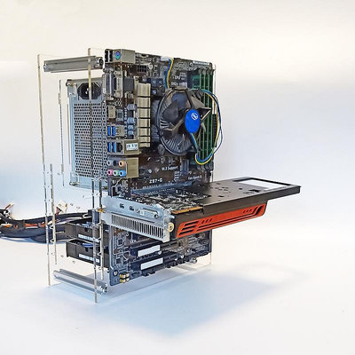 開放式機箱 ATX 透明 個性機箱立式臥式機箱水冷風冷電腦主機桌機