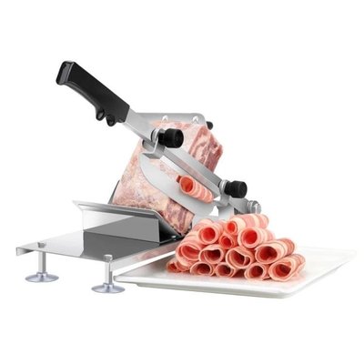 『格倫雅品』家用切肉片機羊肉卷機子切片器自動送肉手動切肉機刨片凍肉多功能促銷 正品 現貨