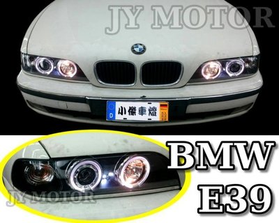 》傑暘國際車身部品《 全新 實車安裝 BMW E39 專用光圈 魚眼 黑框 大燈  一組5700