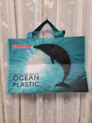 Costco 好市多 海洋環保版 3入組 大容量 環保袋 購物袋 手提袋 寄貨袋 便當袋 提袋 保冷袋 防水袋 交換禮物