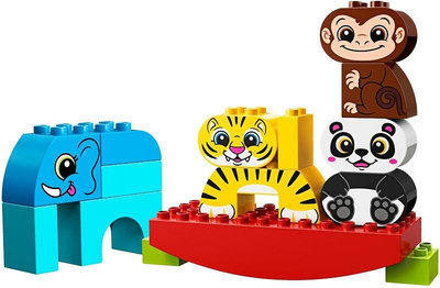 極致優品 樂高 LEGO 得寶大顆粒 配件 零件 動物圖案熊貓老虎猴子大象10884 LG1068