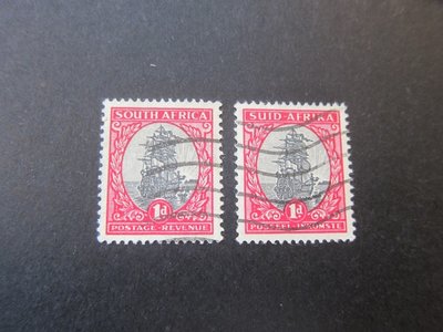 【雲品13】南非South Africa 1951 Sc 50a,b FU 庫號#B535 12711