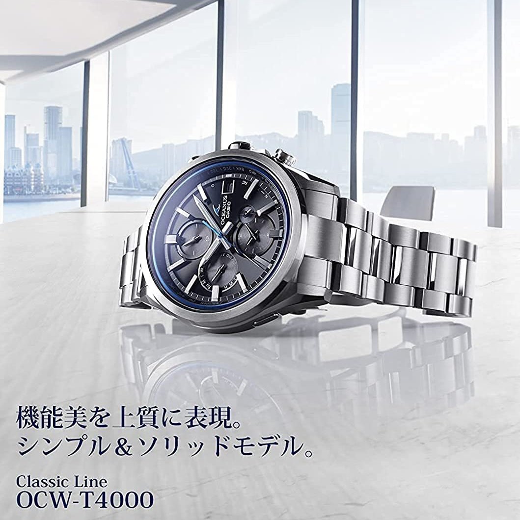 光華.瘋代購[空運包稅可面交] CASIO OCEANUS OCW-T4000-1A JF 電波錶