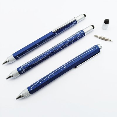 台灣設計工藝技術 自動鉛筆 多功能筆 工具筆 鉛筆 比例尺 觸控筆 起子可加購刻字 台灣設計製造[虎之鶴]