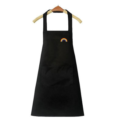 廚房家用防水可防油男女新款網紅圍裙韓版日系上班家務圍腰工作服