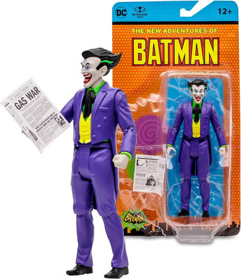 (I LOVE 樂多) 麥法蘭 DC RETRO 6吋 蝙蝠俠1966 JOKER 小丑 可動公仔
