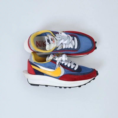 Nike Ldwaffle / Sacai 紅藍 黃銀勾 雙勾 男女鞋 休閑鞋BV0073-400
