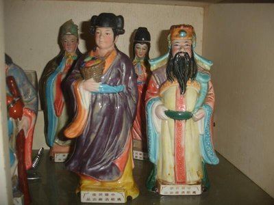 中華民國媽祖酒廠出品 八仙過海酒瓶 福祿壽酒瓶 收藏價值 值得收藏