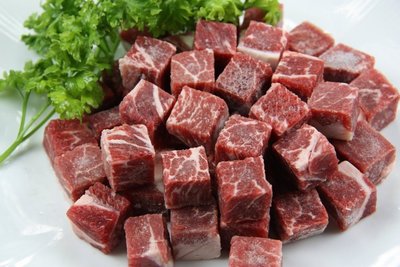 【牛羊豬肉品系列】美國安格斯骰子牛 / 約200g (美國 Choice等級) 厚度2x2公分/保證原肉塊切丁/牛肉牛排