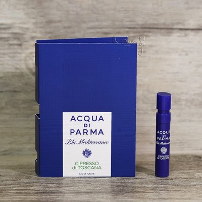 Acqua di Parma 藍色地中海系列 托斯卡納柏 Cipresso di Toscana 中性淡香水 1.2ml