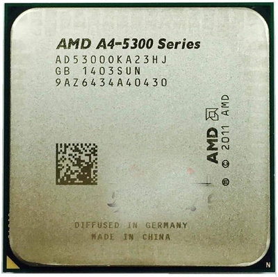 售 FM2 AMD A4-5300 (AD530BOKA23HJ) 不含風扇