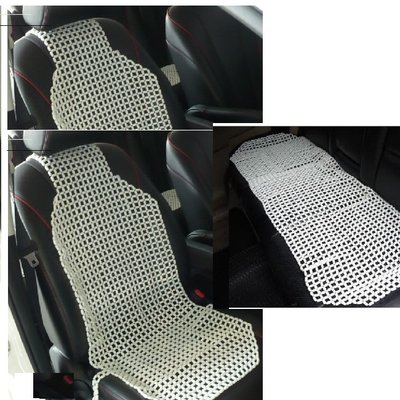 【CAR上首創 汽機車百貨】 勁涼冰玉座墊 保護您的座椅 舒適透氣 批購(前L型2只後座1只) 1台份優惠1350元