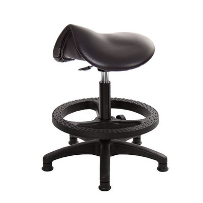 GXG 馬鞍型 工作椅 (塑膠腳+踏圈) 型號T05 EK