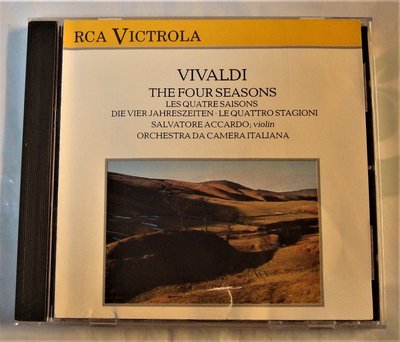 稀有首版發燒盤(RCA)Vivaldi: 四季小提琴協奏曲/ Accardo、義大利室內管弦樂團